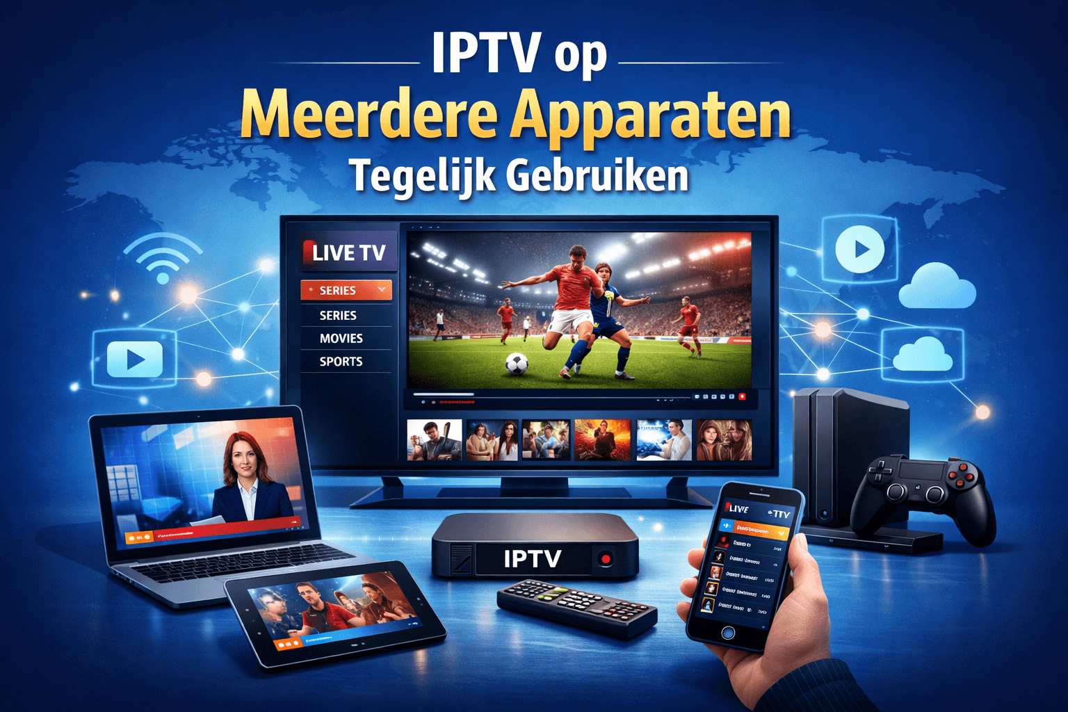 IPTV op Meerdere Apparaten Tegelijk Gebruiken