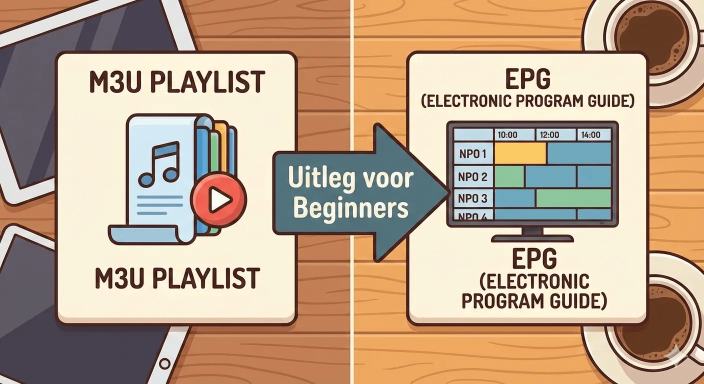 Wat is een M3U Playlist en EPG? Uitleg voor Beginners