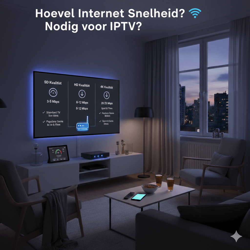 Hoeveel Internet Snelheid Heb je Nodig voor IPTV?