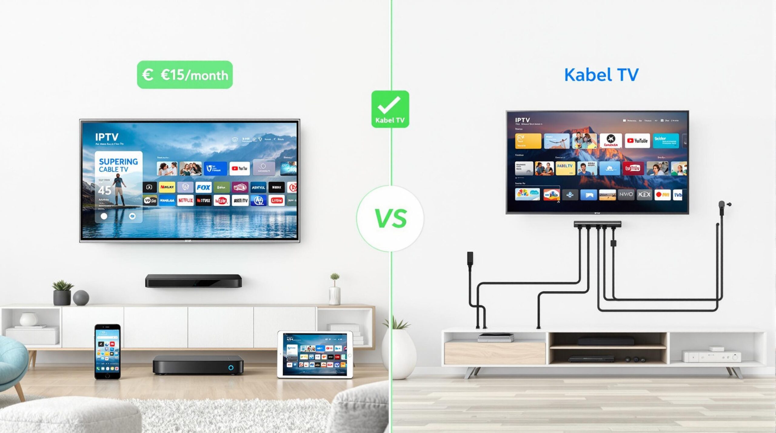 IPTV Kopen versus Kabel TV: Waar Bespaar Je Meer?